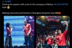 贝尔巴托夫在上海参加曼联活动+与球迷互动，俱乐部社媒晒视频